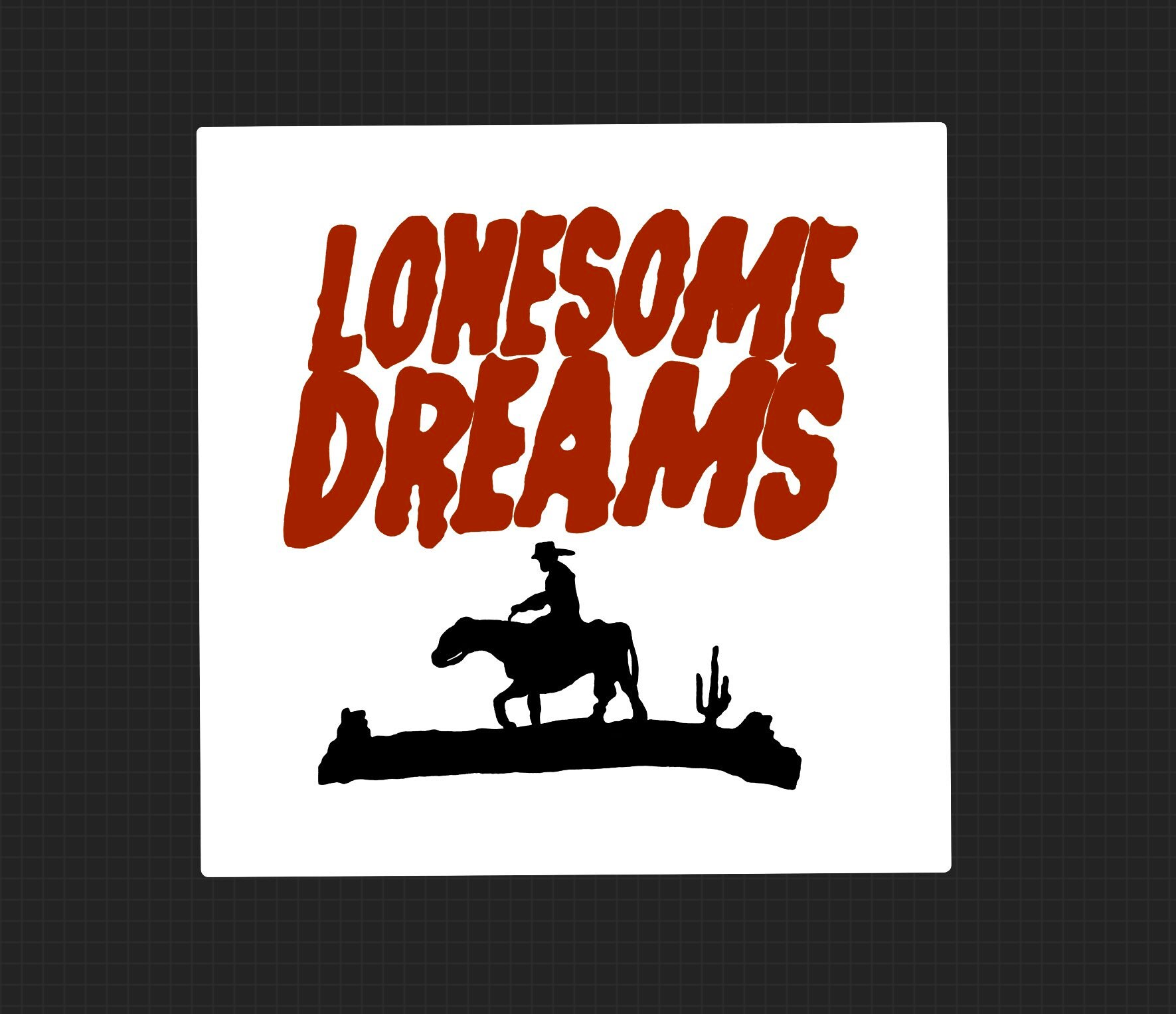 Lord Huron Lonesome Dreams Waterproof Sticker Etsy