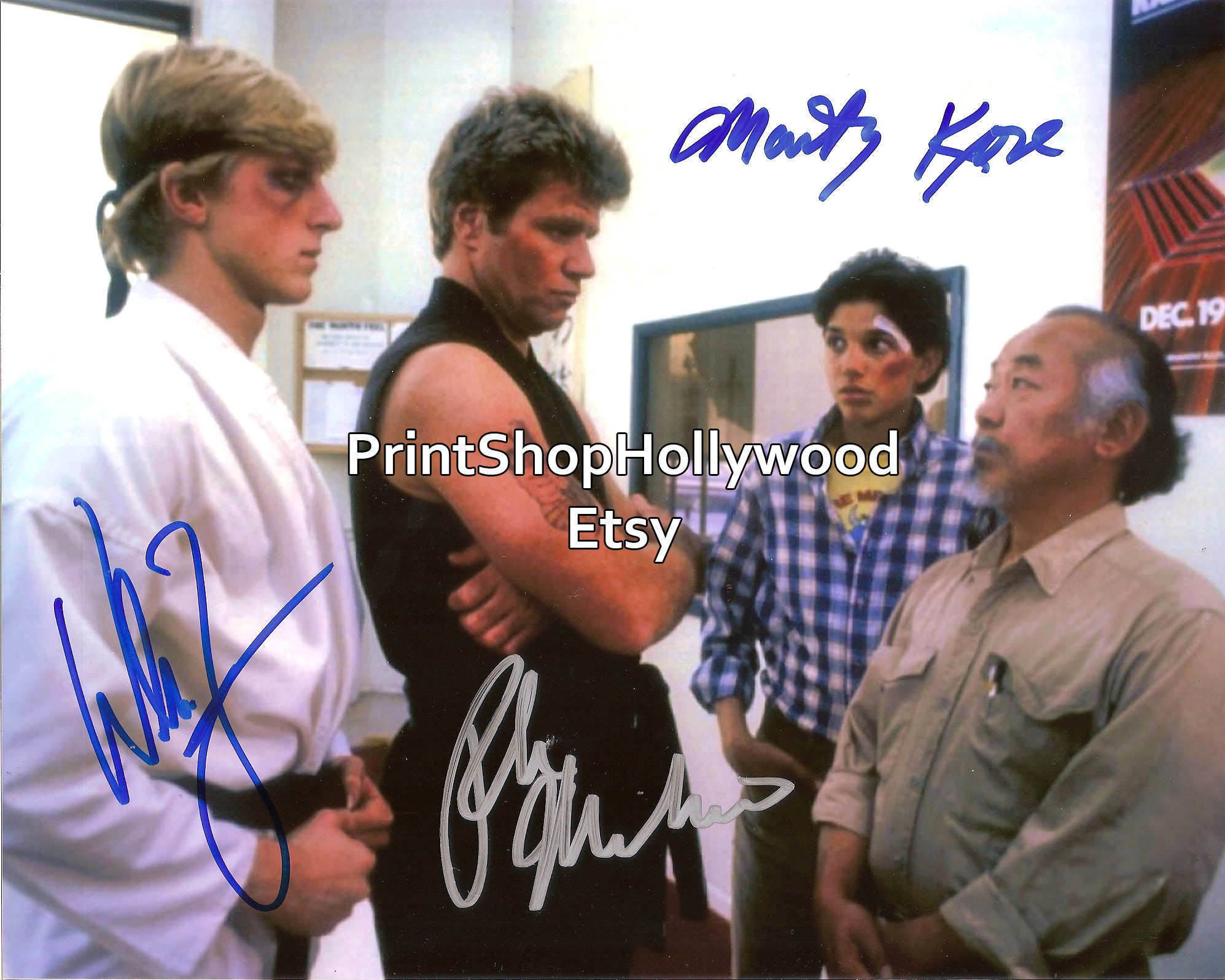 Ralph Macchio William Zabka Martin Kove Karate Kid Cobra Kai Dojo