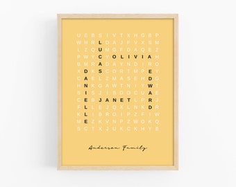 Custom Crossword Puzzle - Etsy
