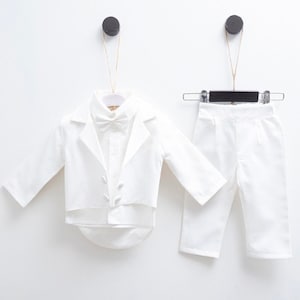Doopjurk voor babyjongen, doopoutfits babyjongen, doopcadeaus babyjongen, witte outfit babyjongen, doopoutfit babyjongen