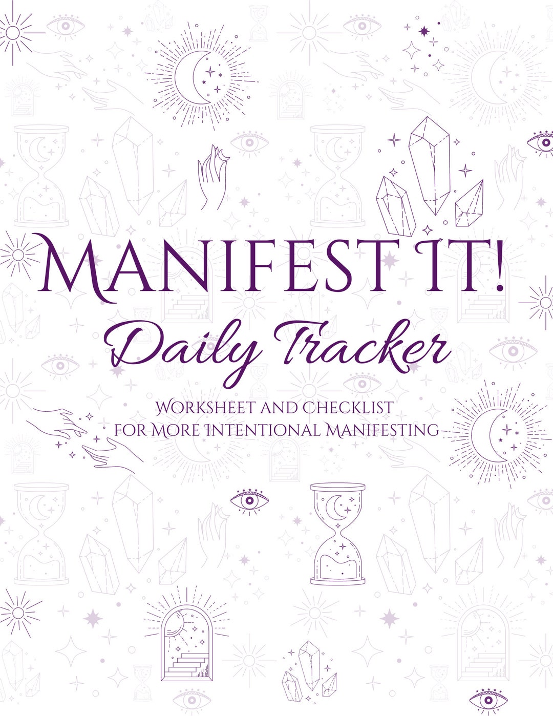 Daily Manifesting Worksheet Checklist Digital Printable One Sheet Etsy Daily Manifesting Worksheet Checklist Digital Printable One Sheet Etsy