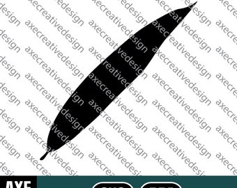 Willow Oak Tree Leaf | Digital SVG Vector File | Cutting Cricut Decal | Fall Autumn Leaves Foliage Nature Seasons Silhouette