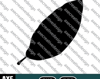 Shingle Oak Tree Leaf | Digital SVG Vector File | Cutting Cricut Decal | Fall Autumn Leaves Foliage Nature Seasons Silhouette