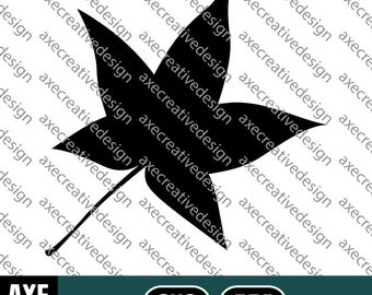 Sweetgum (Gumball) Tree Leaf | Digital SVG Vector File | Cutting Cricut Decal | Fall Autumn Leaves Foliage Nature Seasons Silhouette