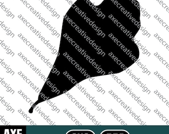 Water Oak Tree Leaf | Digital SVG Vector File | Cutting Cricut Decal | Fall Autumn Leaves Foliage Nature Seasons Silhouette