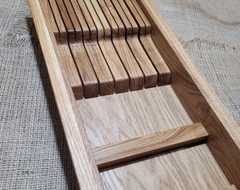 Oak Wooden Knife Organizer for Blum Kitchen Drawers
