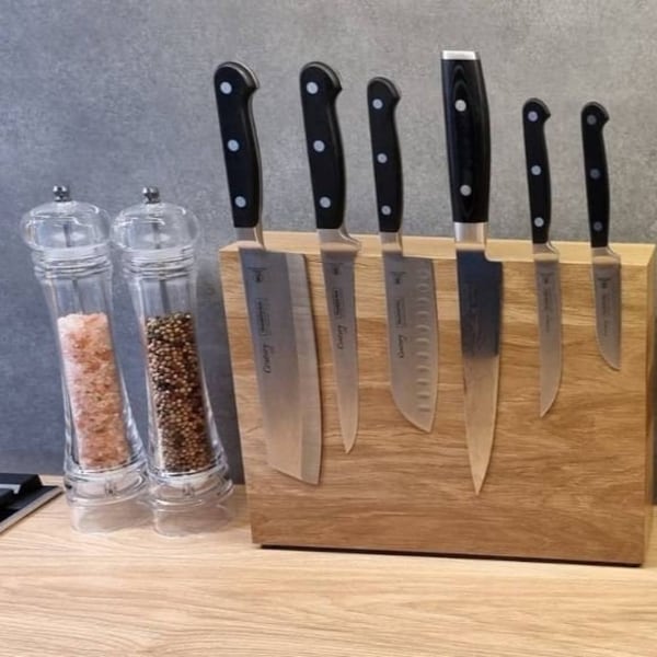 Knife Block Without Knives Etsy