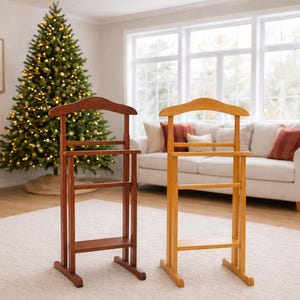 Valet De Chambre Aris Avec Cintre Intégré Et Fonction Chauffante – Idéal Pour Costume, Chemise Ou Veste