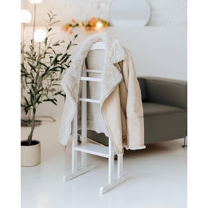 Wooden clothes stand, Dressboy, Clothing rack, Valet rack, Standing coat rack, Valet stand, Wardrobe stand