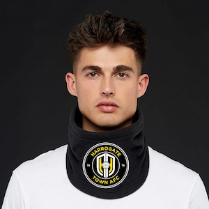 Harrogate FC Fútbol Deportes al aire libre Aficionados Bufanda Snood Cuello Calentador Regalo de Navidad Máscara facial Esquí Cuello redondo Motocicleta Bandana