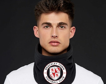 Brackley ville FC Outdoor Sport Supporters Foulard Snood Cou Plus chaud Cadeau de Noël Masque facial Ski Round Neck Moto Bandana