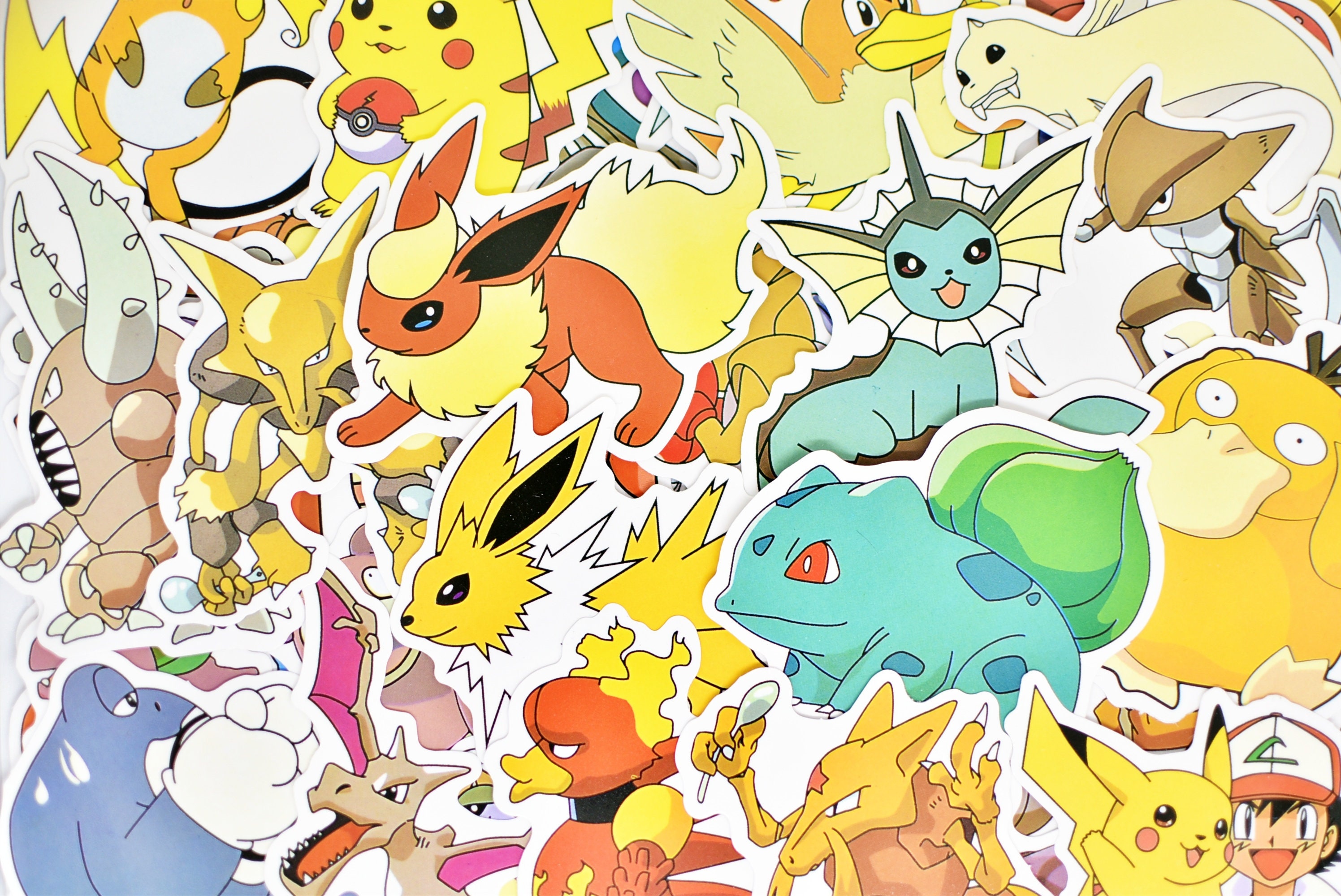 100 Pokemon Go Pokemon Vinyl Waterproof Stickers Pack for Etsy