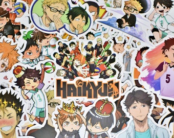 haikyuu stickers etsy
