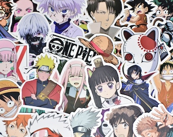 anime stickers etsy