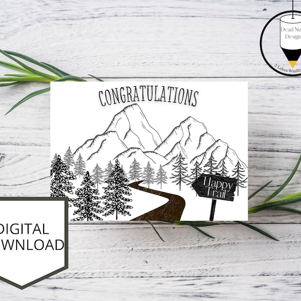 Happy Trails Printable - Etsy