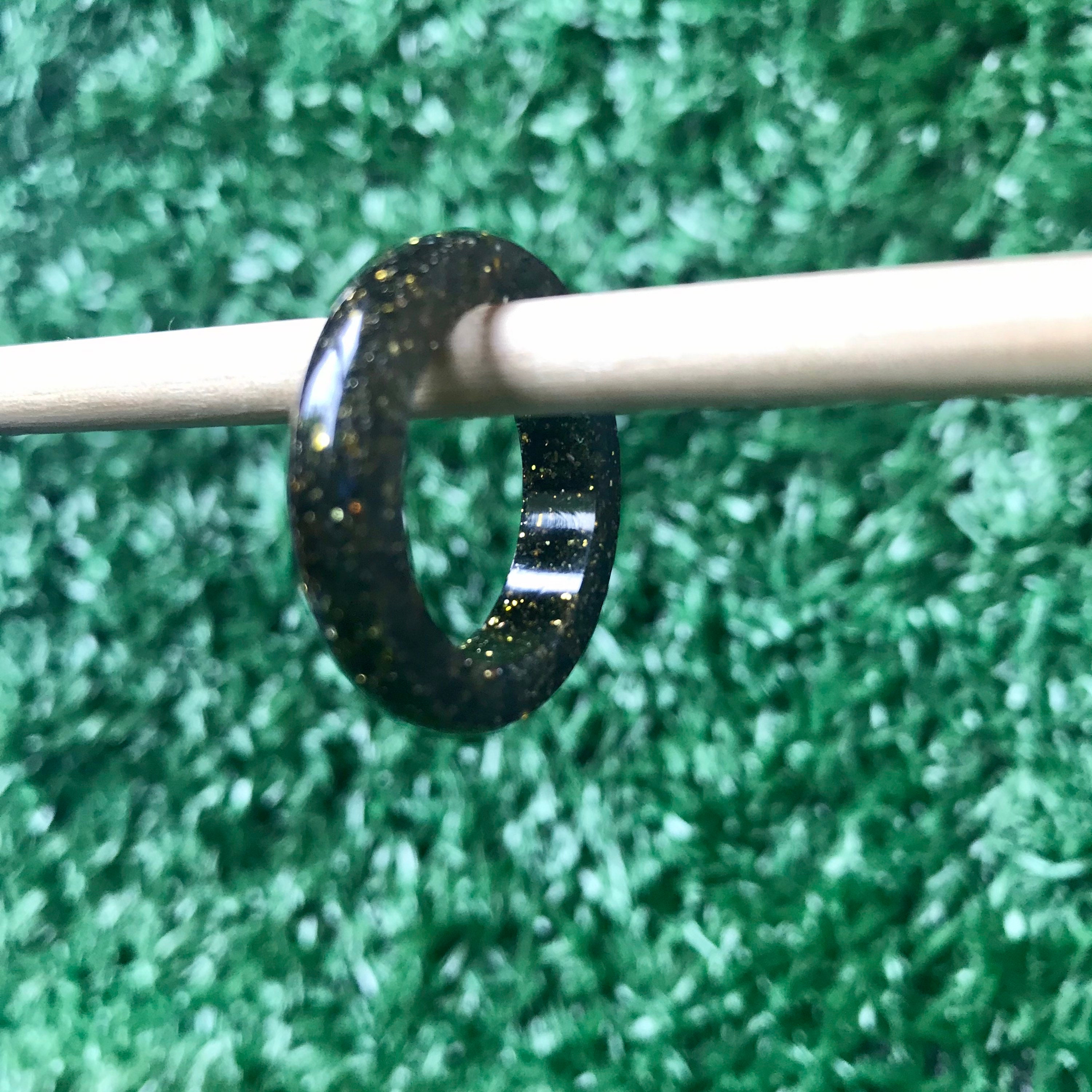 Handmade Resin Rings Handcrafted Recycled Materials Rings Etsy