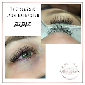 The Classic Eyelash Extension Bible Manual / E-book