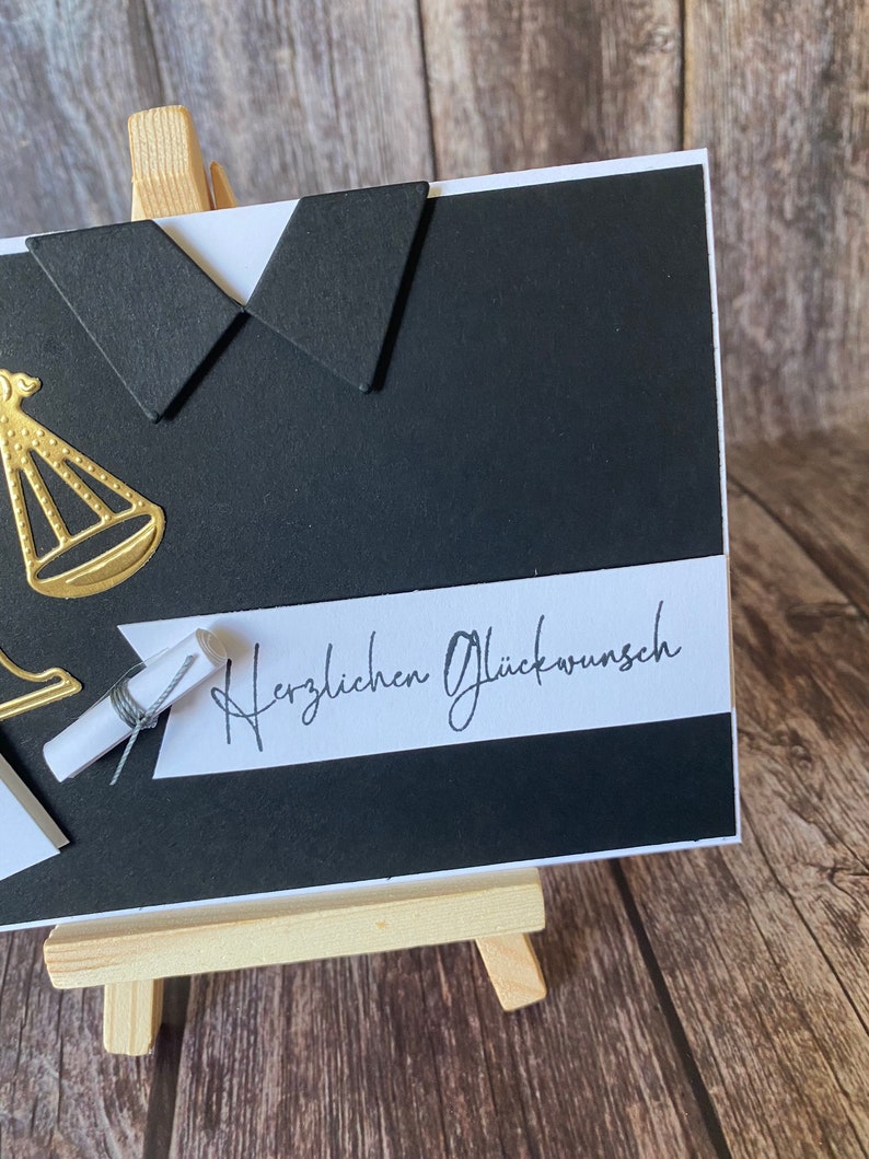 Karte Zur Bestandenen Prüfung Selber Basteln Karte zum bestandenen Jura-Examen - Etsy.de