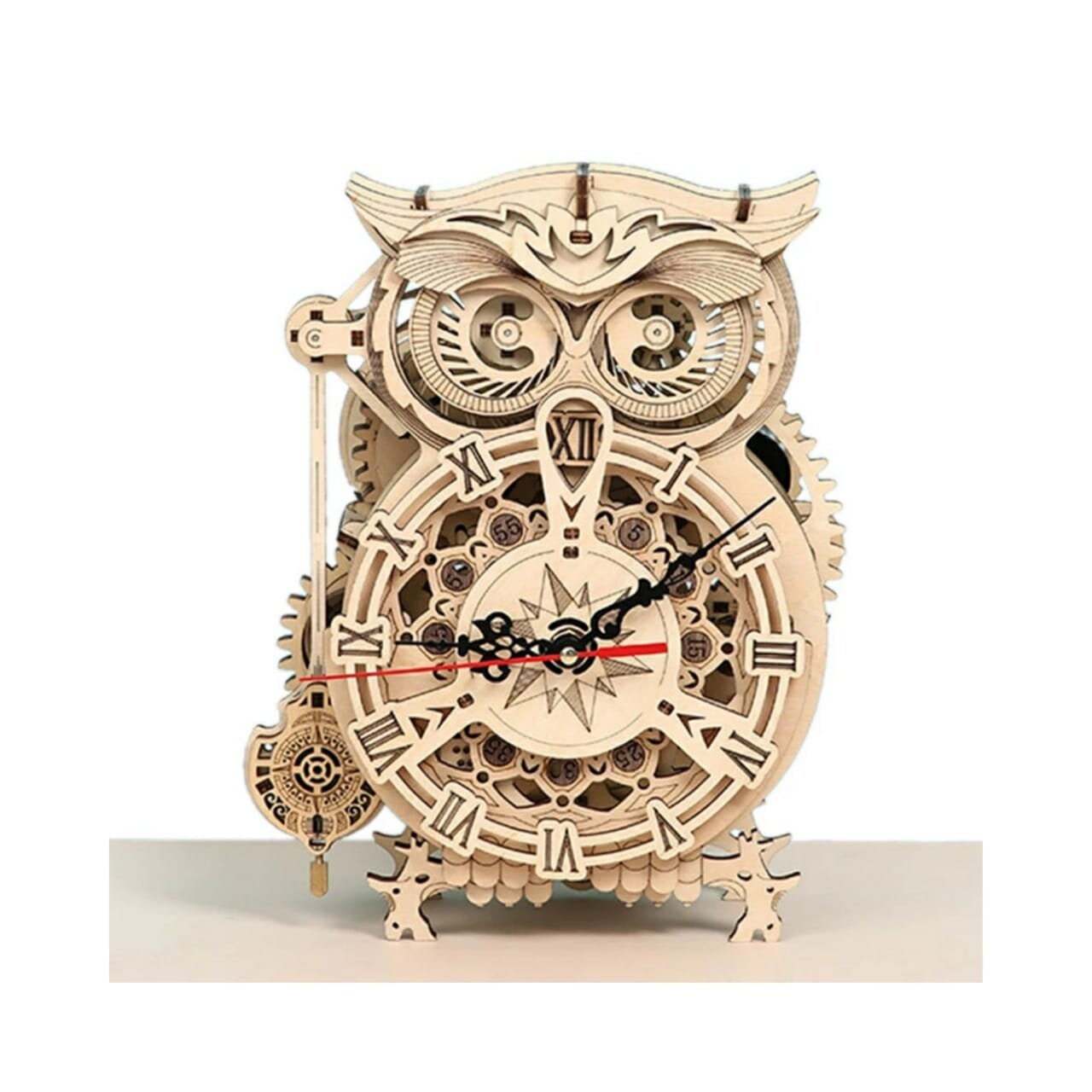 Holzbausatz DIY Uhr Bausatz Spielzeug Puzzle Kit Eule Etsy