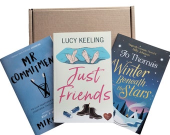 Box of Romance Books - Monthly Bundles or one off gift Box of Books - 3 Brand New Books - Romance Books - Gift for book lovers