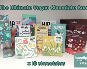 Ultimate Vegan chocolate box // gift for vegan // vegan gift box // Vegan snack box // vegan hamper box // vegan gift // gift for vegans