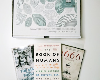 Book Lover Non-Fiction Box - Monthly Bundles or one off gift Box of Books -New Book Box - Gift for book lovers