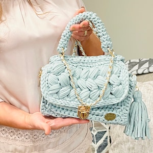 Crochet bag,knitted bag,Handmade bag,hand knitted bag.mothers day Gifts,women bag,luxury bag,designer bag,bolso tejido,bolso de punto,gray