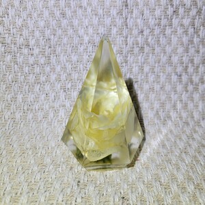 Preserved Flower Ring Holder Large White Rose