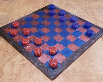 Resin Checkerboard Set