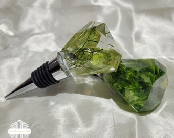 Preserved Flower Bottle Stopper: Decorative Wine & Spirits Topper