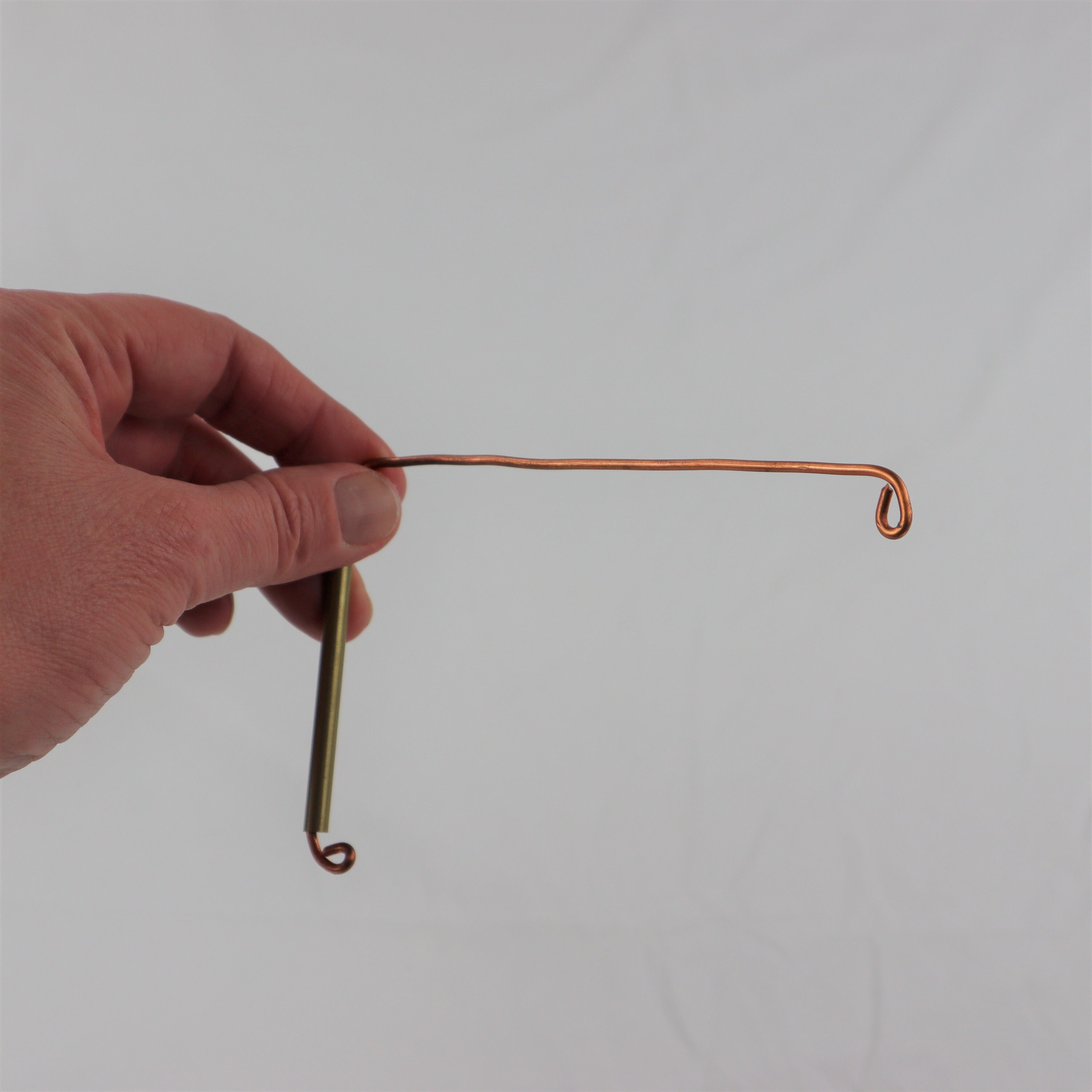 Tiny Dowsing Rods solid copper with brass handles Etsy