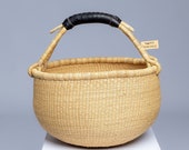 Large bolga pot basket, ghana basket, african woven basket, natural basket, fruit basket, storage basket,