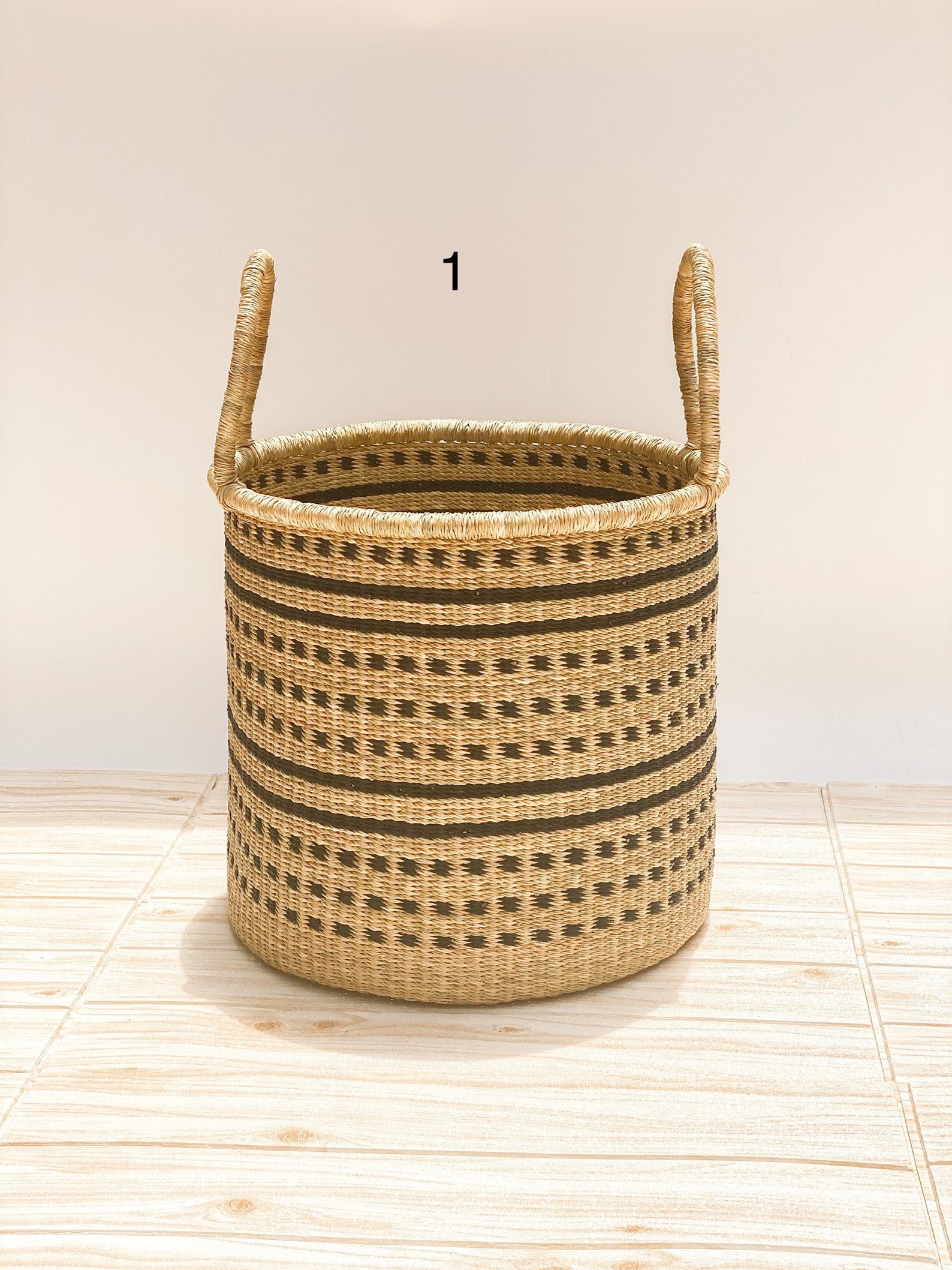 Large Woven Laundry Basket African Woven Basket Storage Etsy