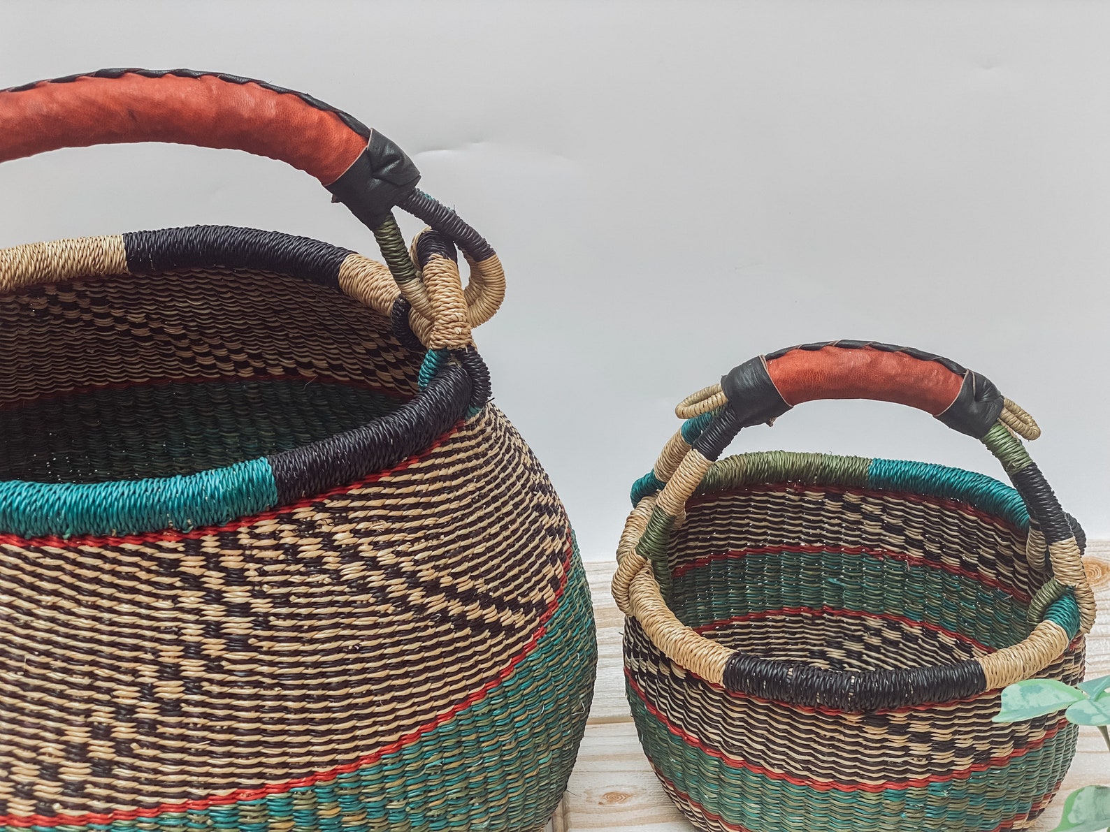 Bolga basket african woven basket Bolga pot basket natural Etsy