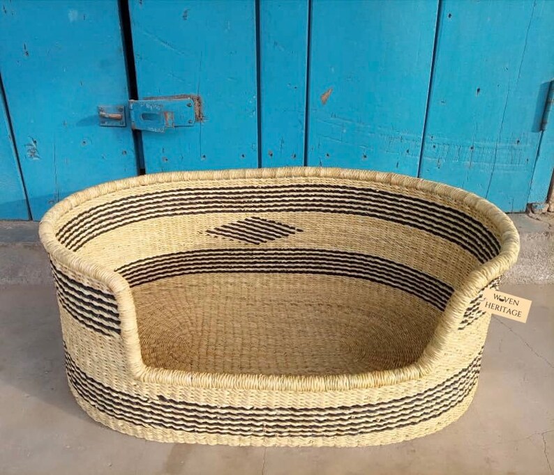 Dog Bed Basket Woven Dog Bed Basket African Pet Basket Etsy