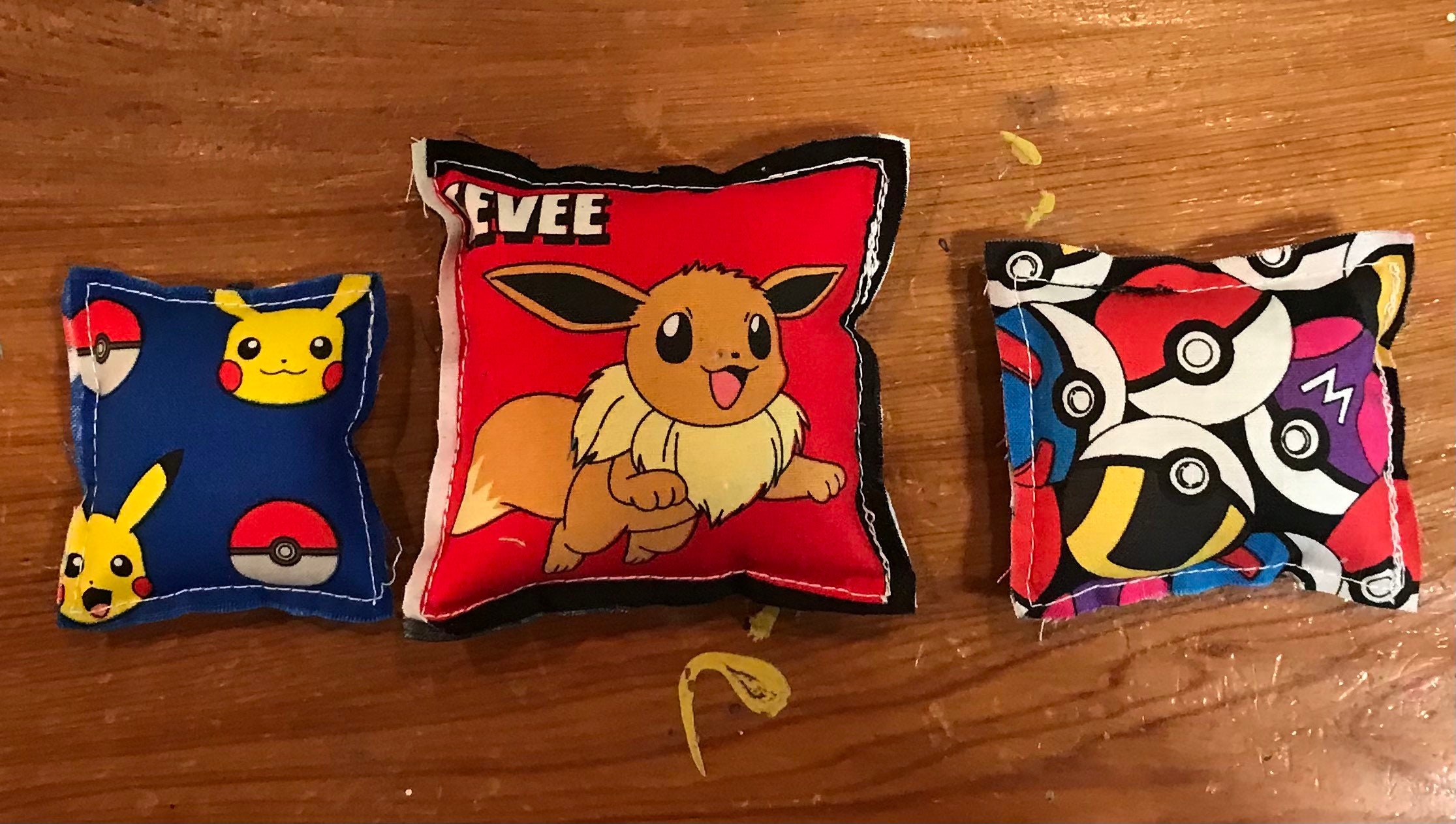 Pokémon Mini Pillows. Evie Mini Pillows. Pokémon Tray Pillows. Etsy