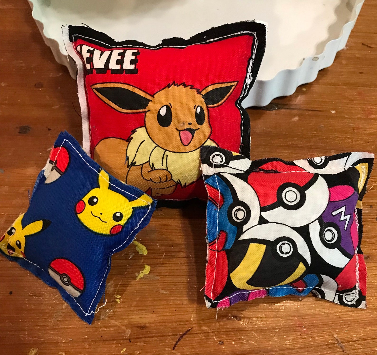 Pokémon Mini Pillows. Evie Mini Pillows. Pokémon Tray Pillows. Etsy
