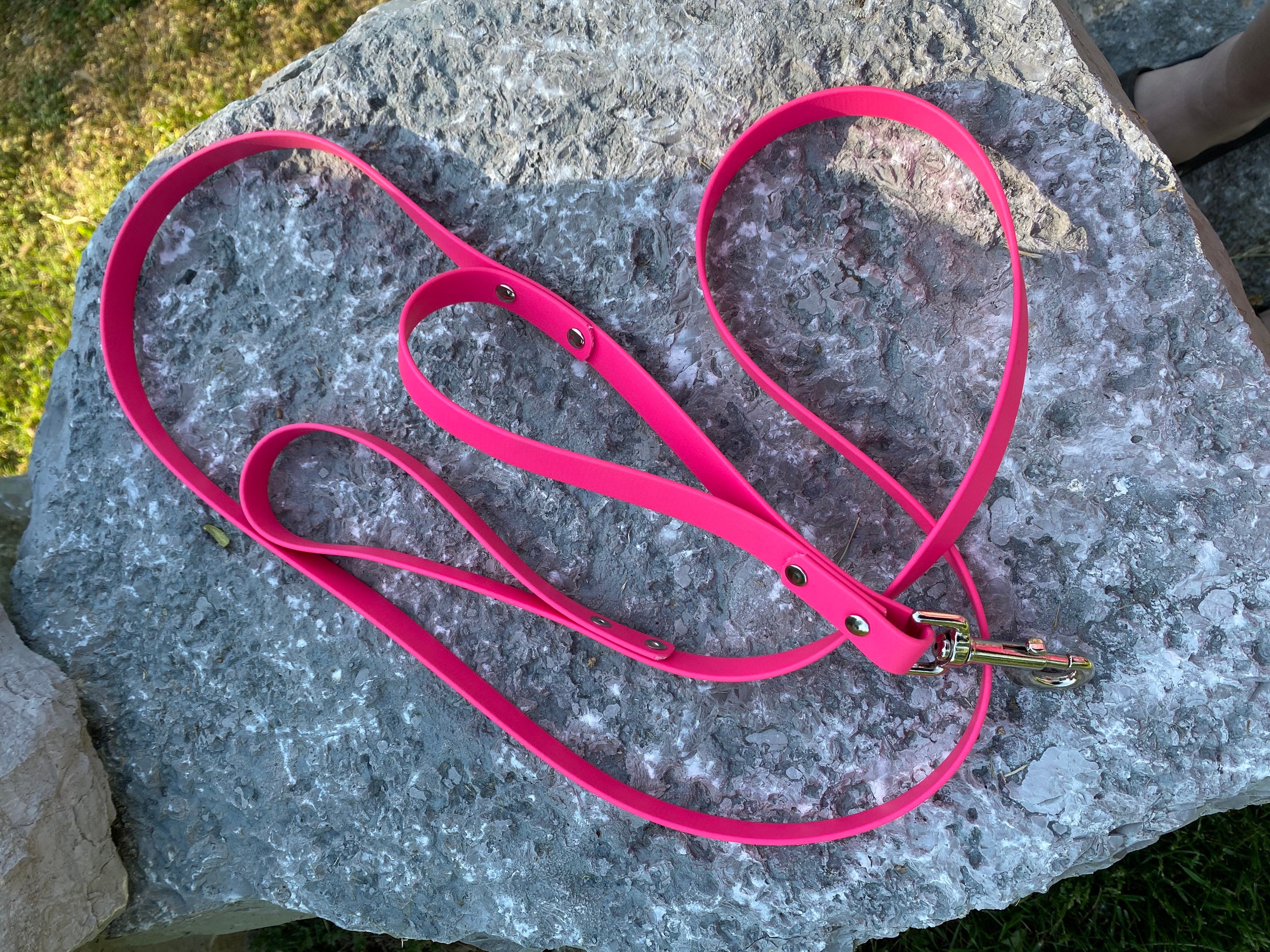 SALE Waterproof Dog Hot Pink 6ft Leash with 10 Attached Etsy