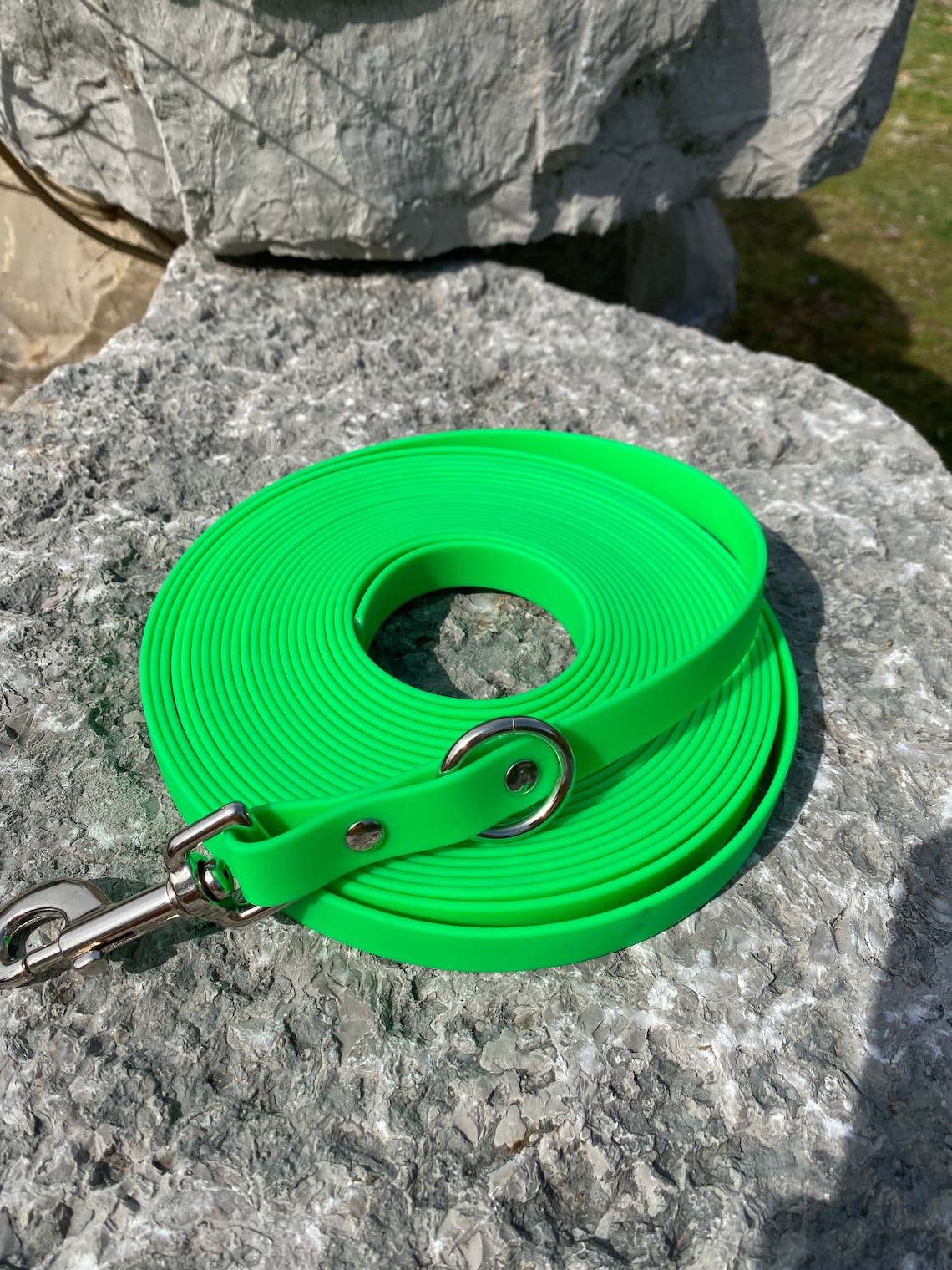 Biothane Long Line Dog Leash 3/4 Inch Training Line Long Dog Etsy