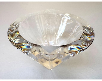 Orrefors Sweden Crystal Bowl By Jan Johansson JJ 4774-12