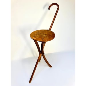 Vintage Cane Stool - Etsy