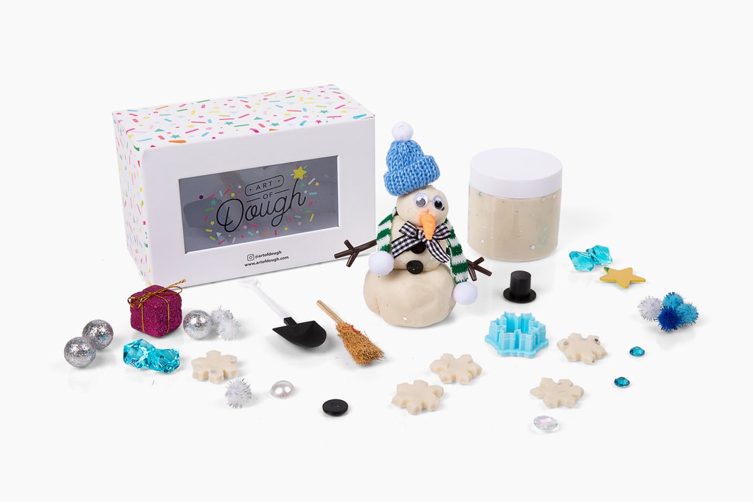 Playdough Kit, Build a Snowman Play Dough Kitchen, Sensory Play