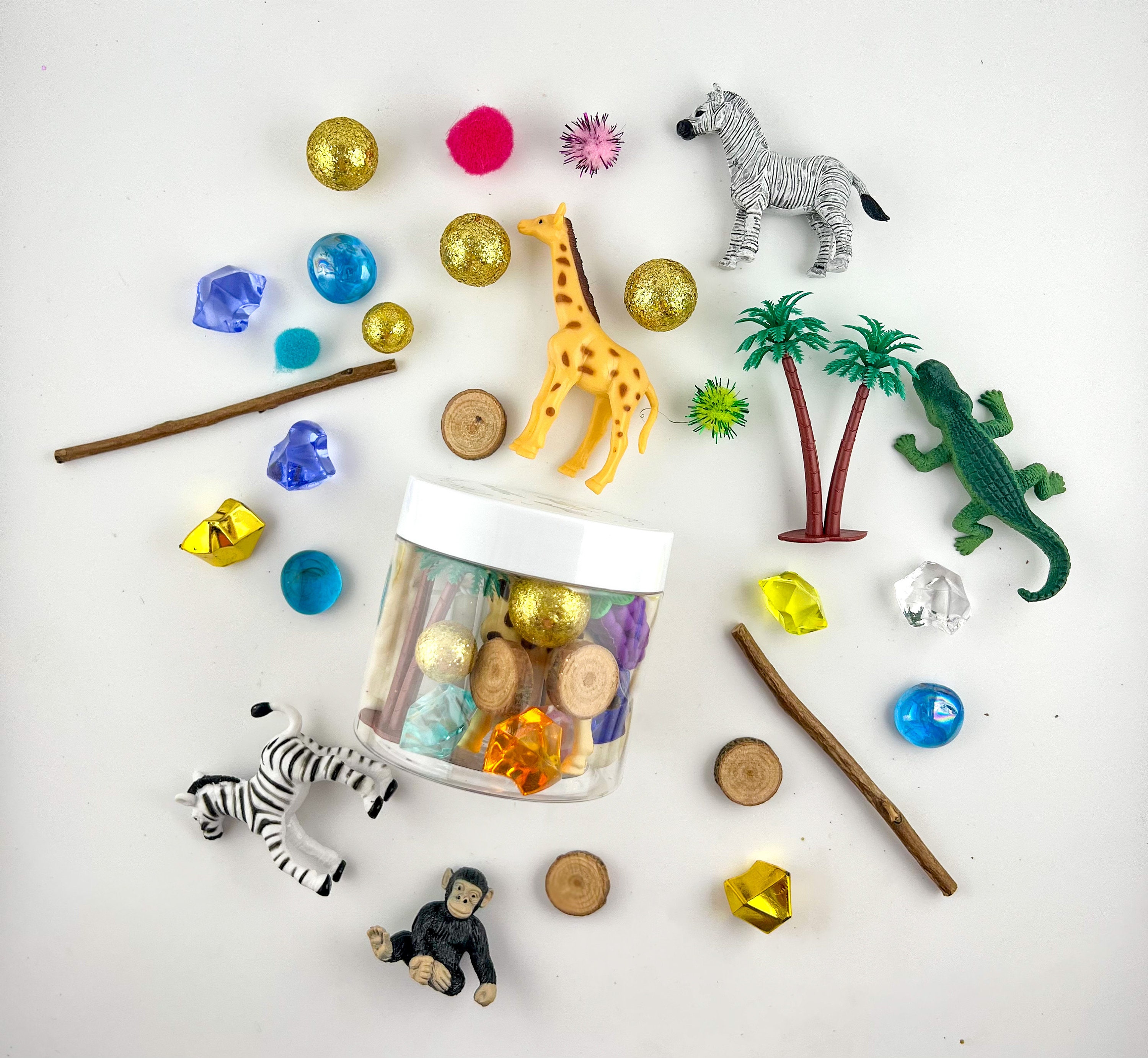 Take Me To The Wild Animal Playdough Set • Break Box - Thematic Homemade  Playdough Kits
