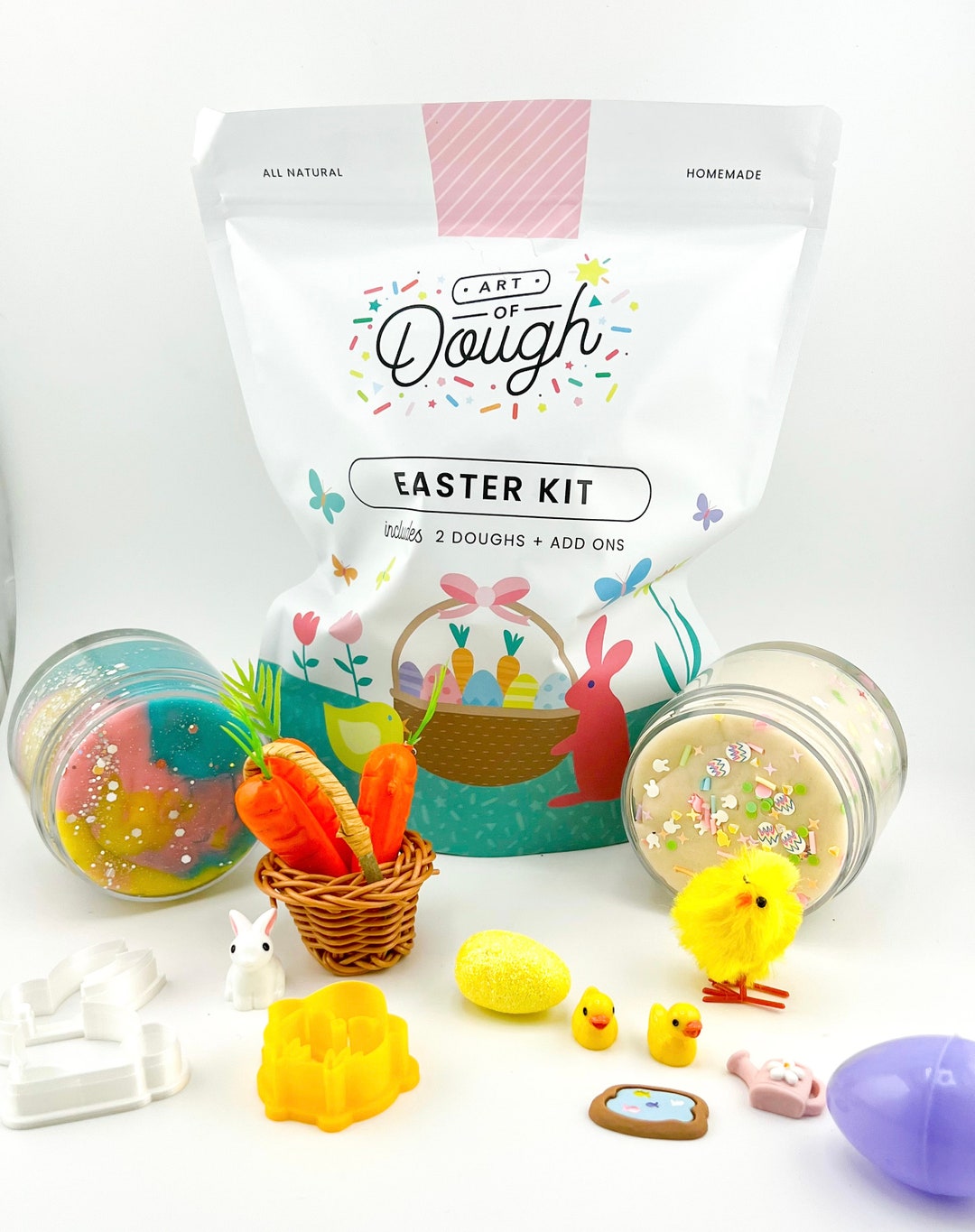 Easter Sensory Kit, Spring Play Dough Kit, Easter Sensory Bin, Easter