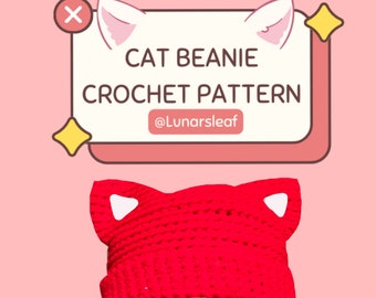 Cat Beanie Crochet Pattern