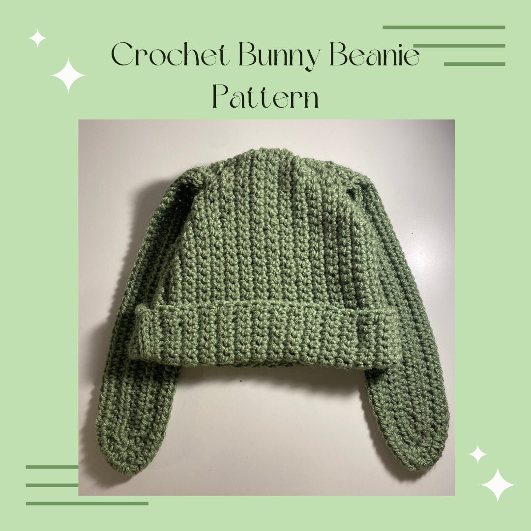 Crochet Bunny Beanie Pattern Etsy