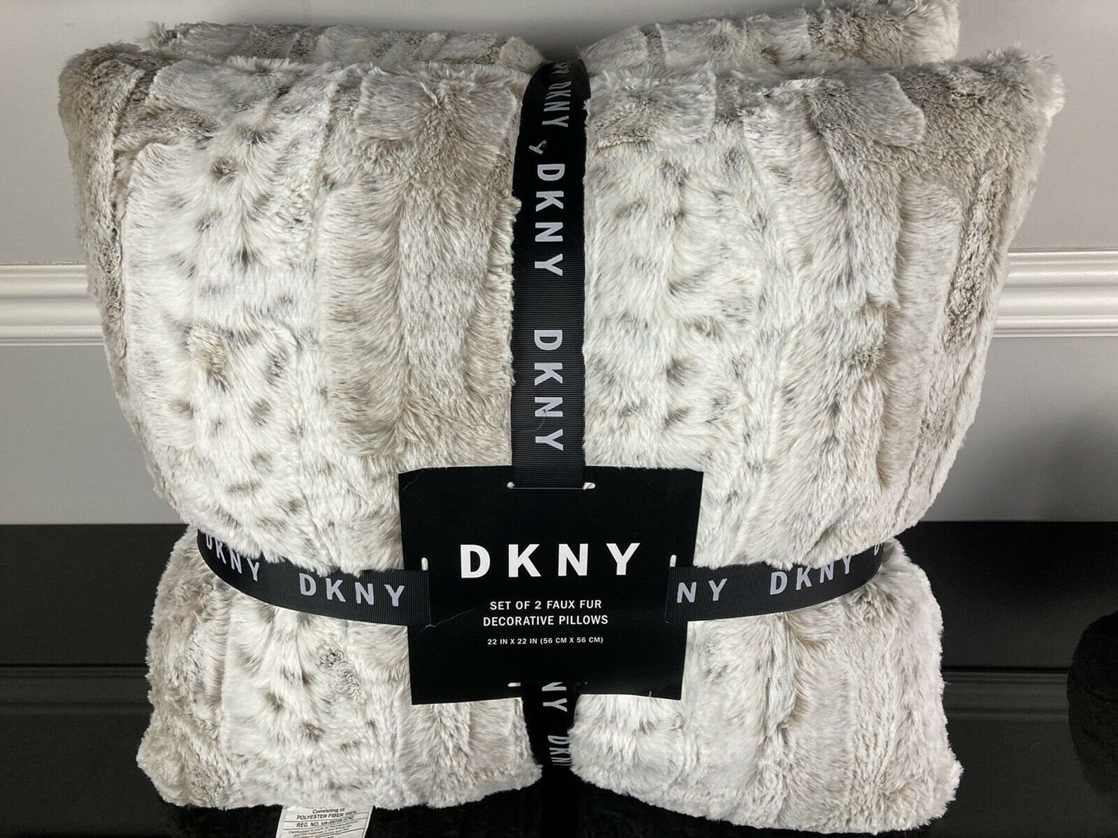 dkny faux fur
