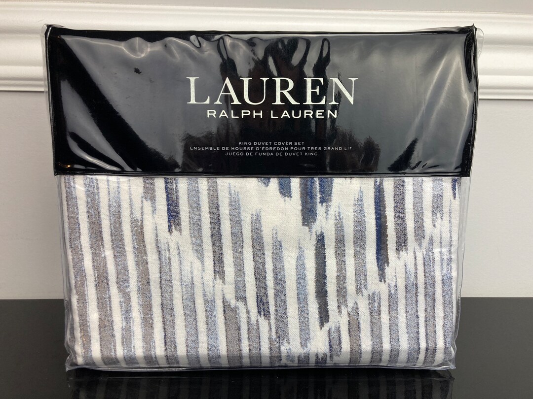 Ralph Lauren Austin Diamond 3 Pc 100 Cotton Duvet Cover Sham Etsy