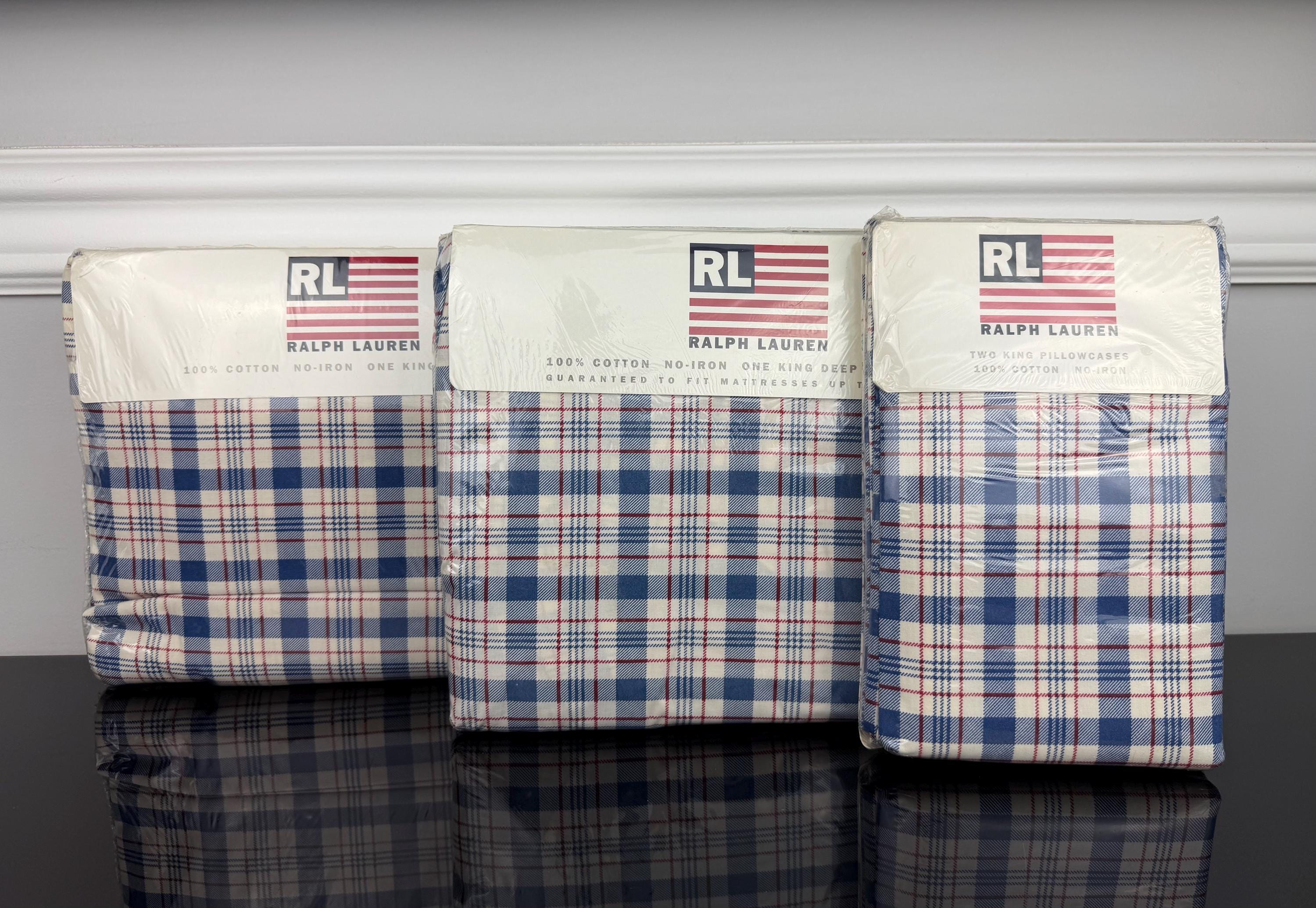 未使用 希少 ラルフローレン フィティッドシーツ 総柄 99x190 Ralph Lauren Sheets 90s - Etsy
