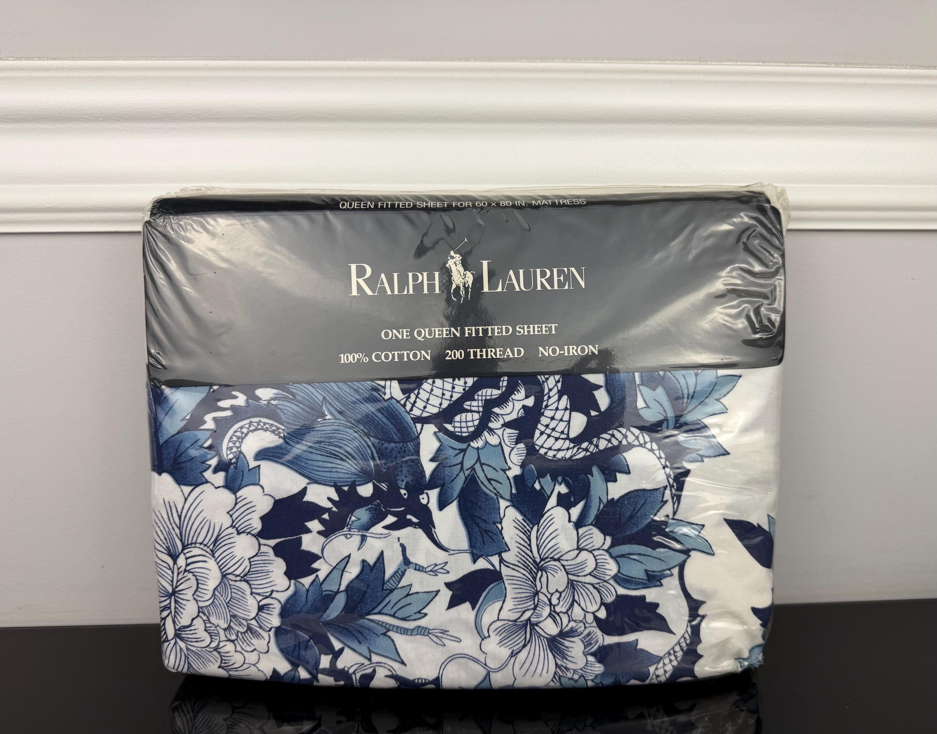Ralph Lauren Porcelain Blue Bedding - Etsy